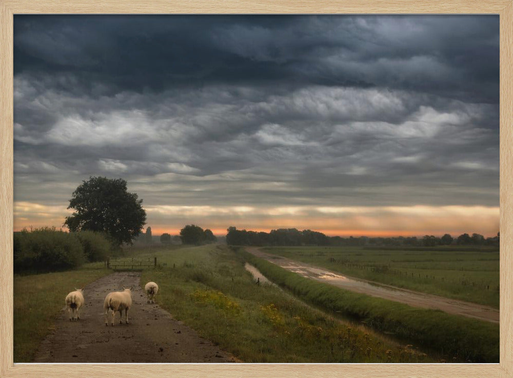 Waving clouds | Poster