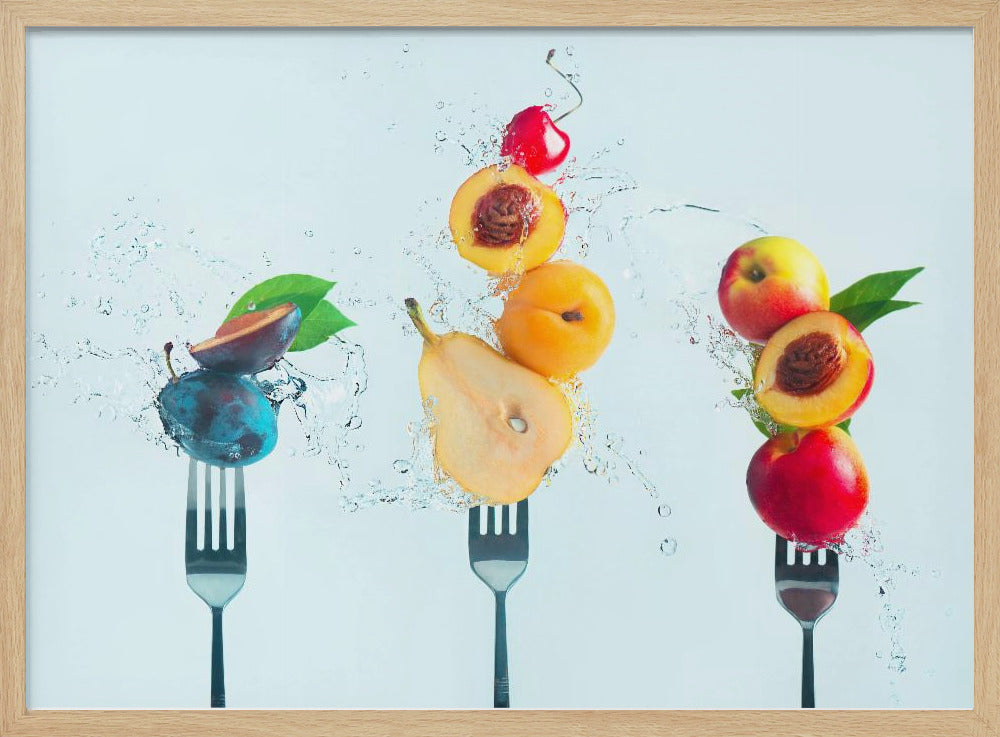 Making fruit salad | Poster