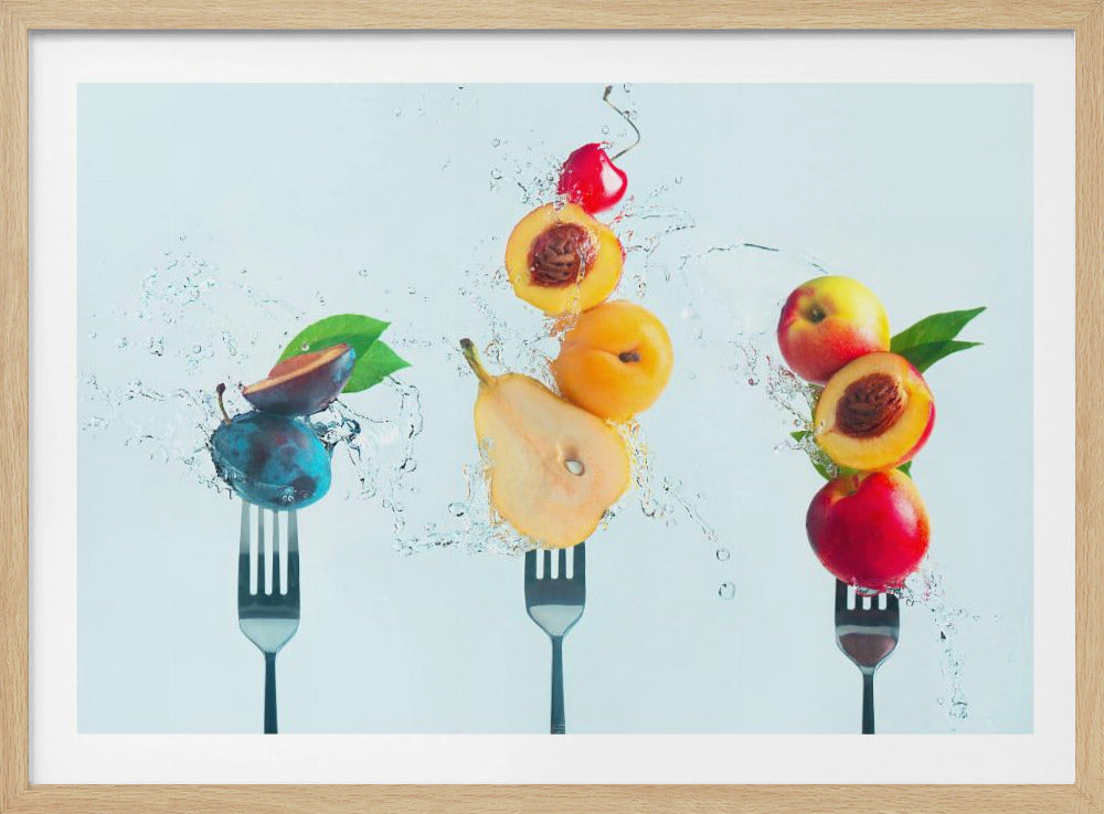 Making fruit salad | Poster