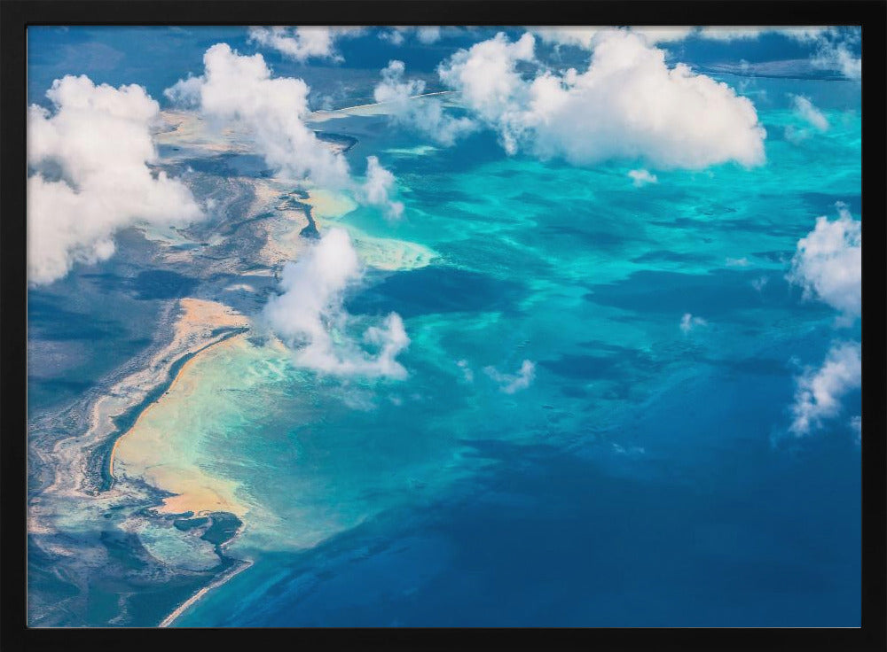 Sand Beach meets ocean | Poster