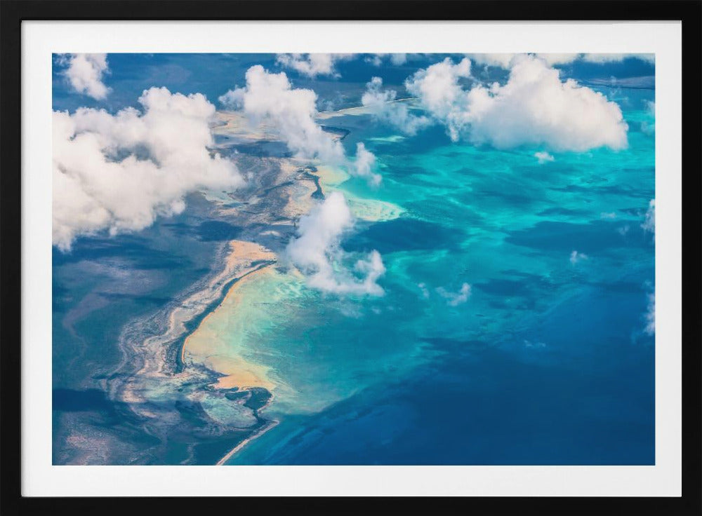 Sand Beach meets ocean | Poster