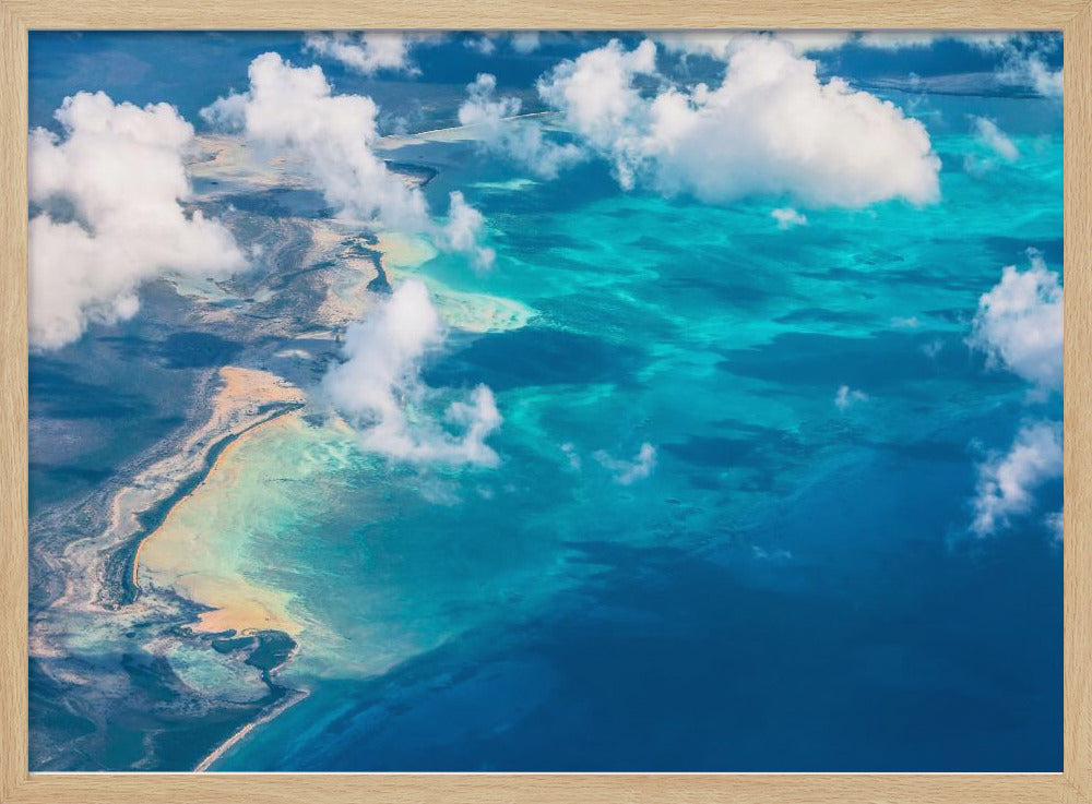 Sand Beach meets ocean | Poster