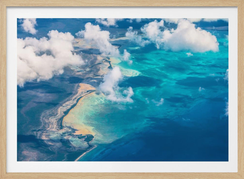 Sand Beach meets ocean | Poster