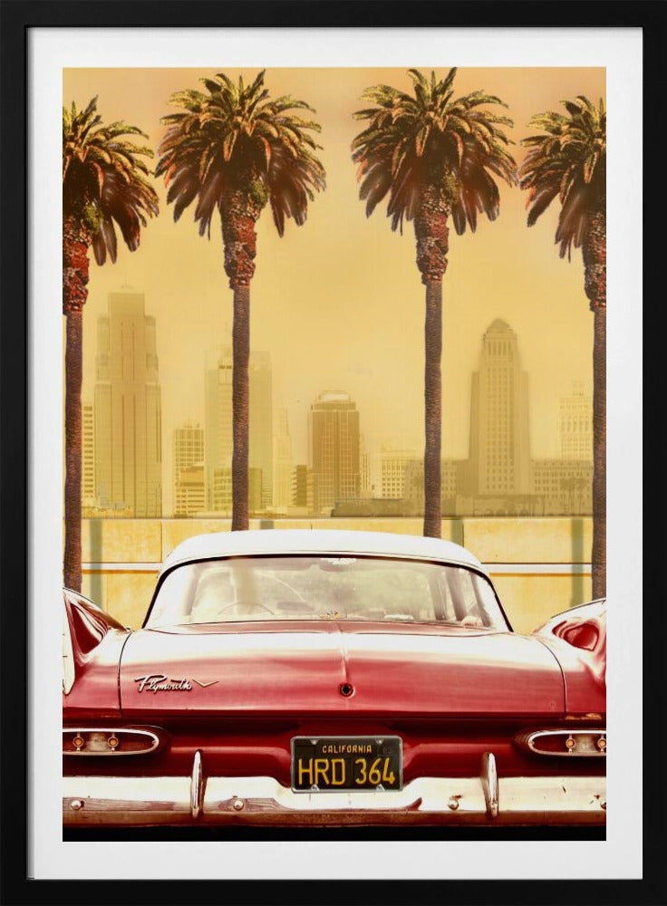 PLYMOUTH SAVOY WITH PALMS | Poster