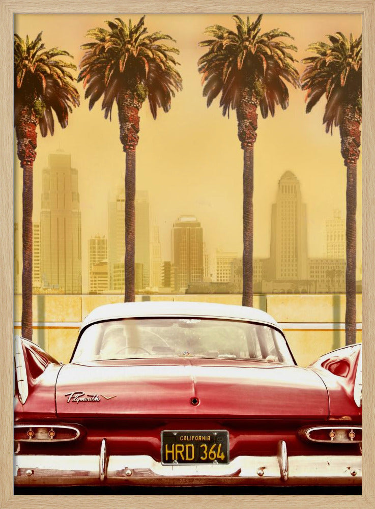 PLYMOUTH SAVOY WITH PALMS | Poster