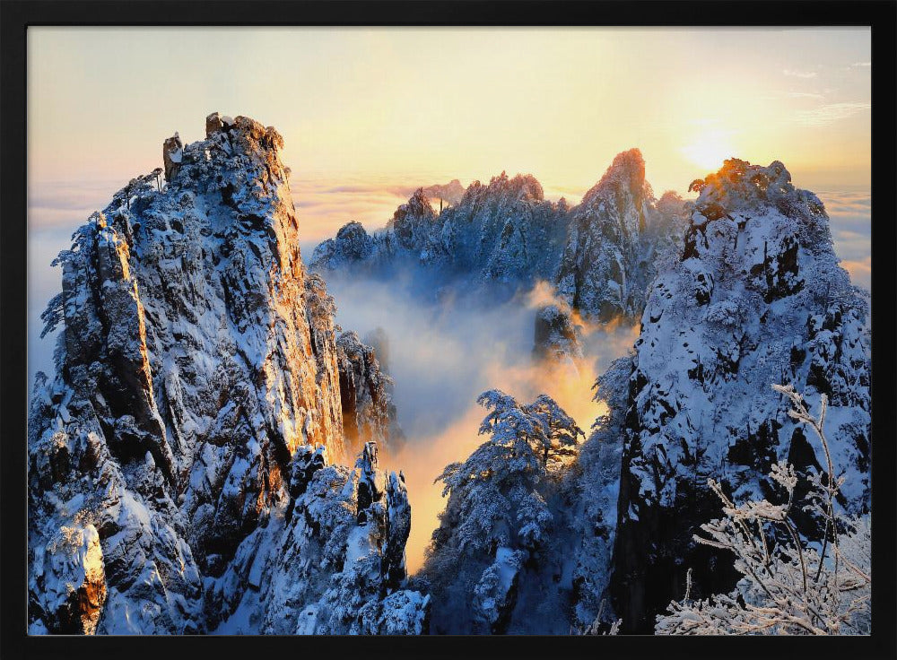 Sunrise at Mt. Huang Shan | Poster