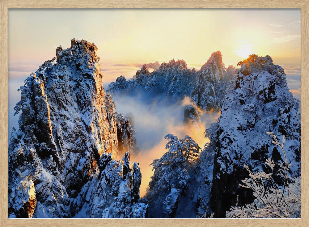 Sunrise at Mt. Huang Shan | Poster