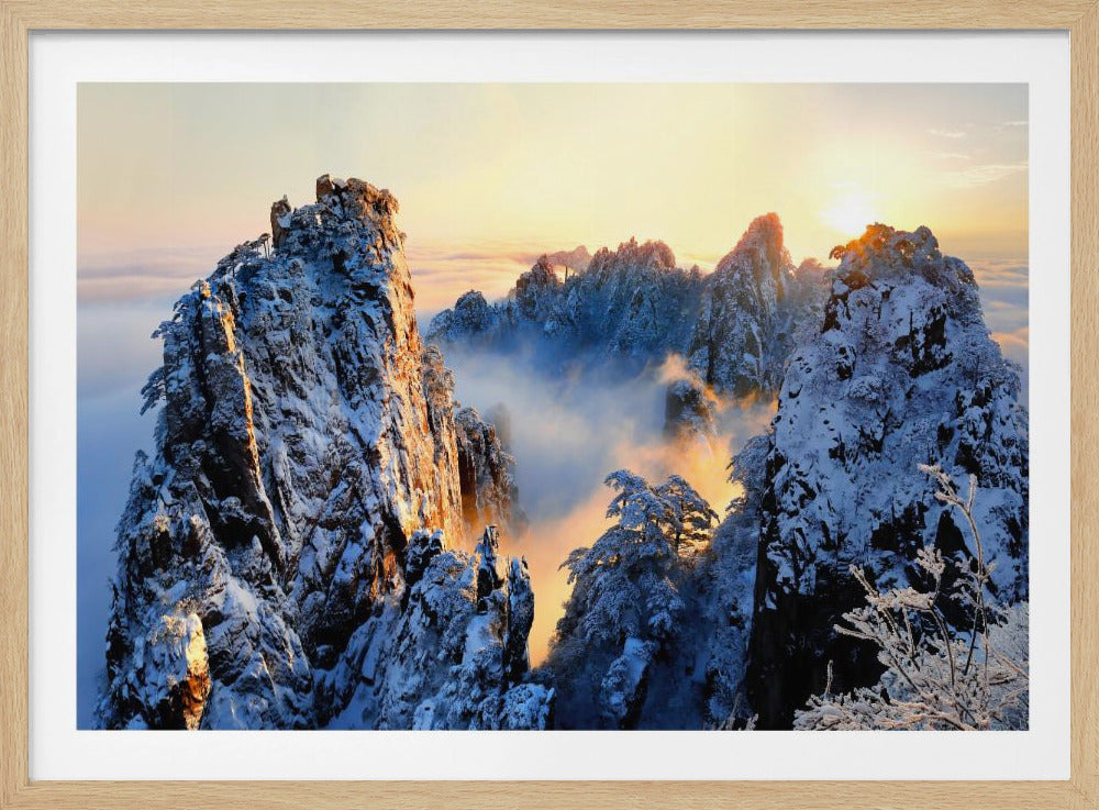 Sunrise at Mt. Huang Shan | Poster