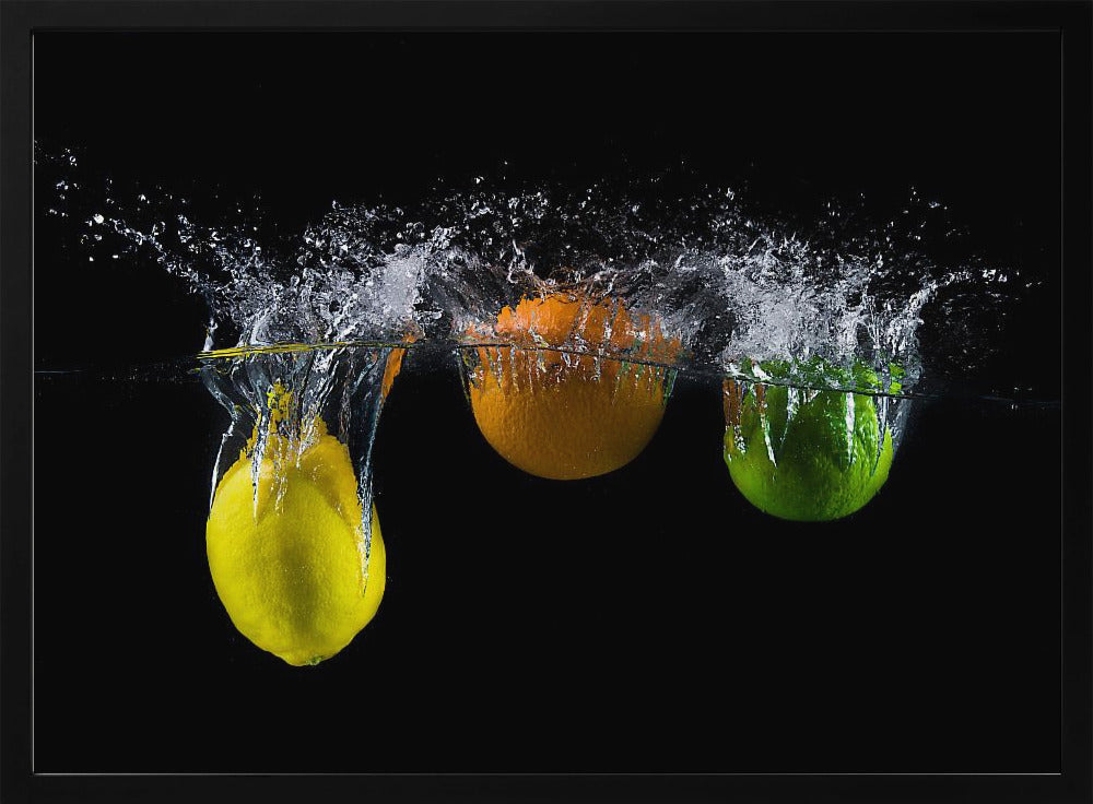 Triple citrus splash | Poster