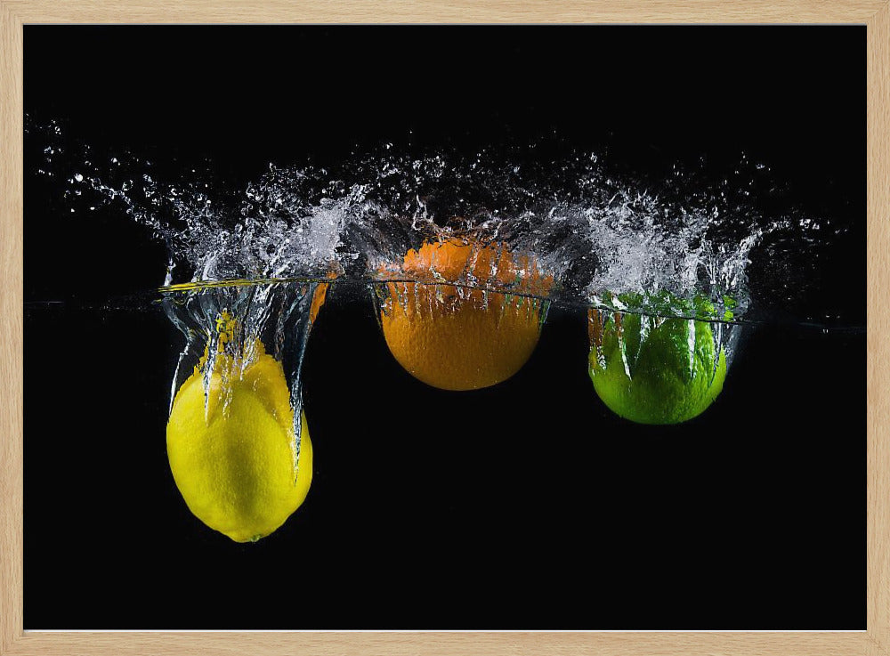 Triple citrus splash | Poster