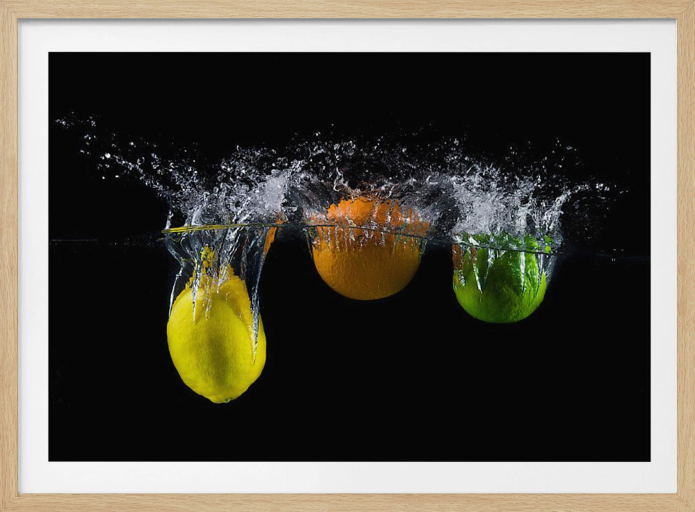 Triple citrus splash | Poster