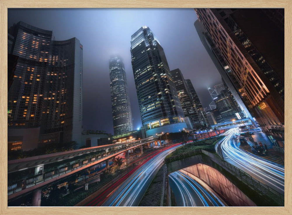 Hong Kong City Lights | Poster