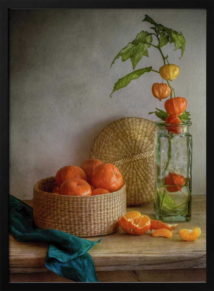 Still life with Clementines | Poster
