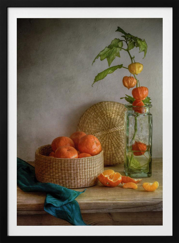 Still life with Clementines | Poster