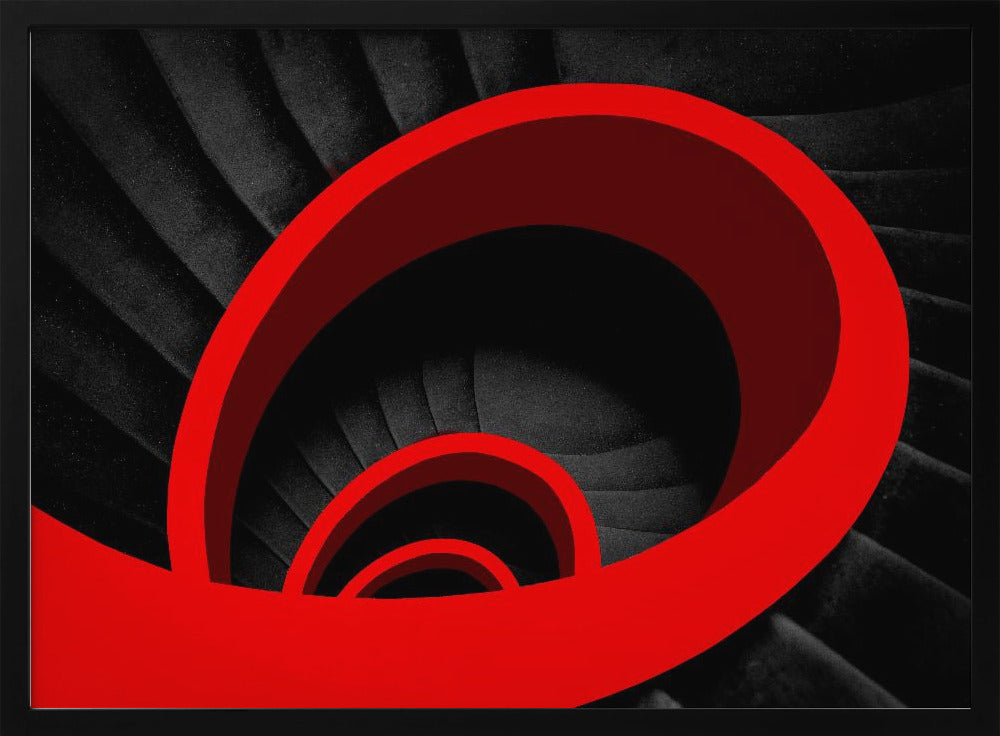 A red spiral | Poster