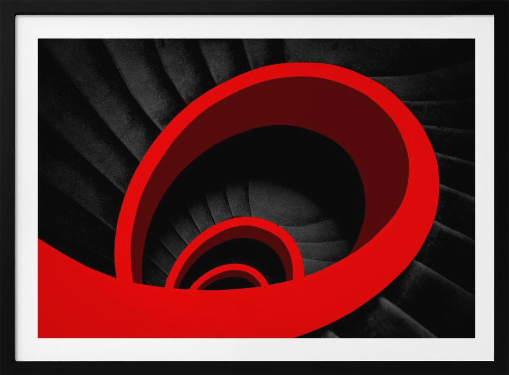 A red spiral | Poster