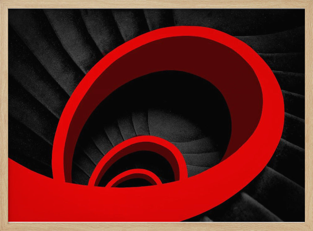 A red spiral | Poster