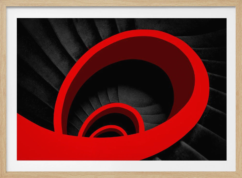 A red spiral | Poster