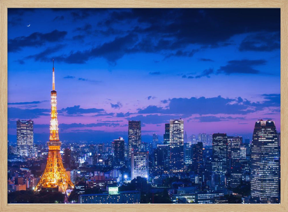 Tokyo night view | Poster