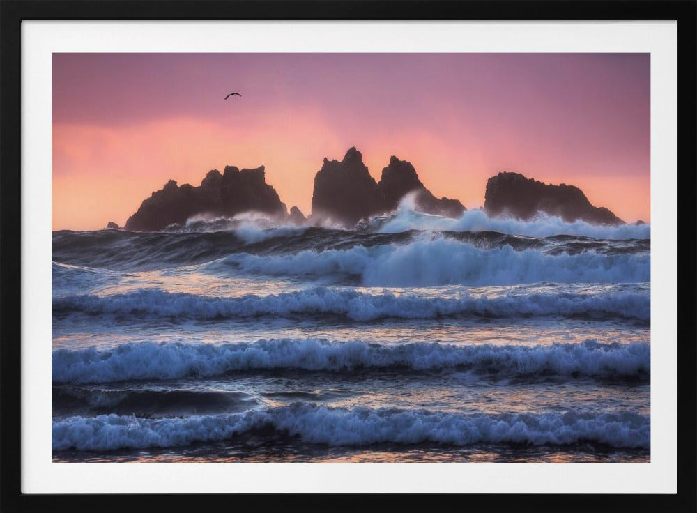 Bandon Beach Layers | Poster