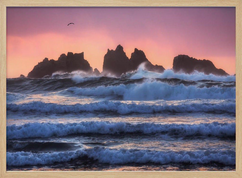 Bandon Beach Layers | Poster