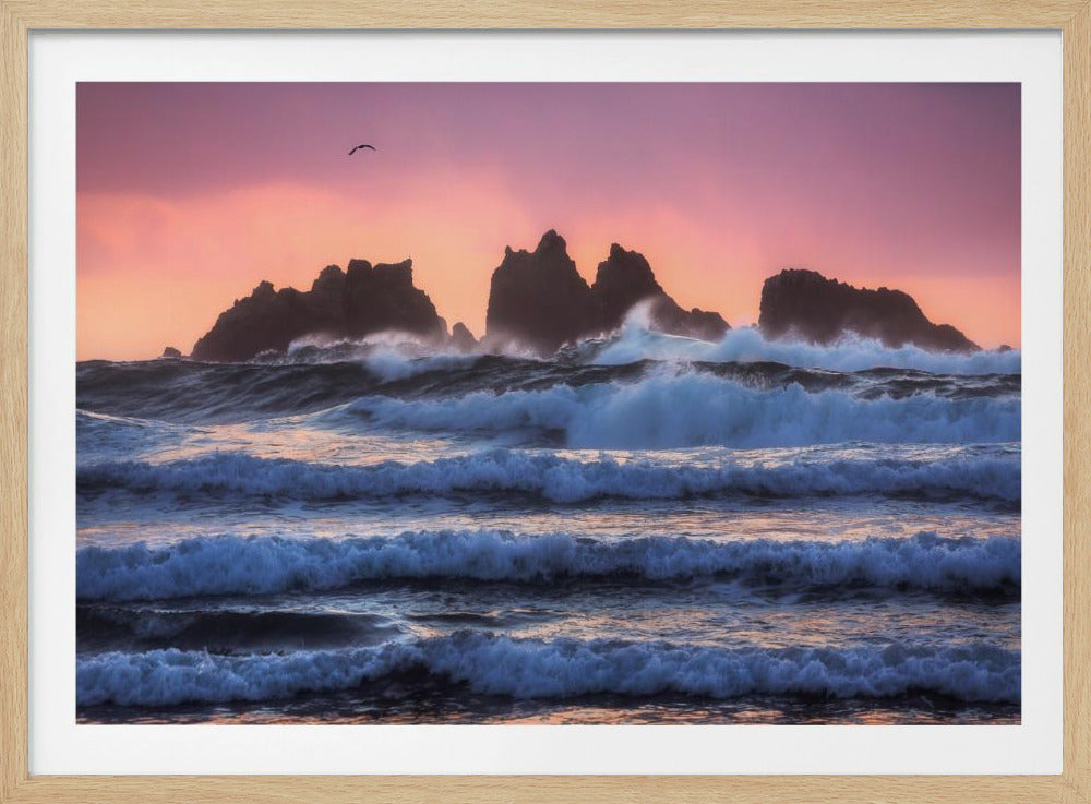 Bandon Beach Layers | Poster