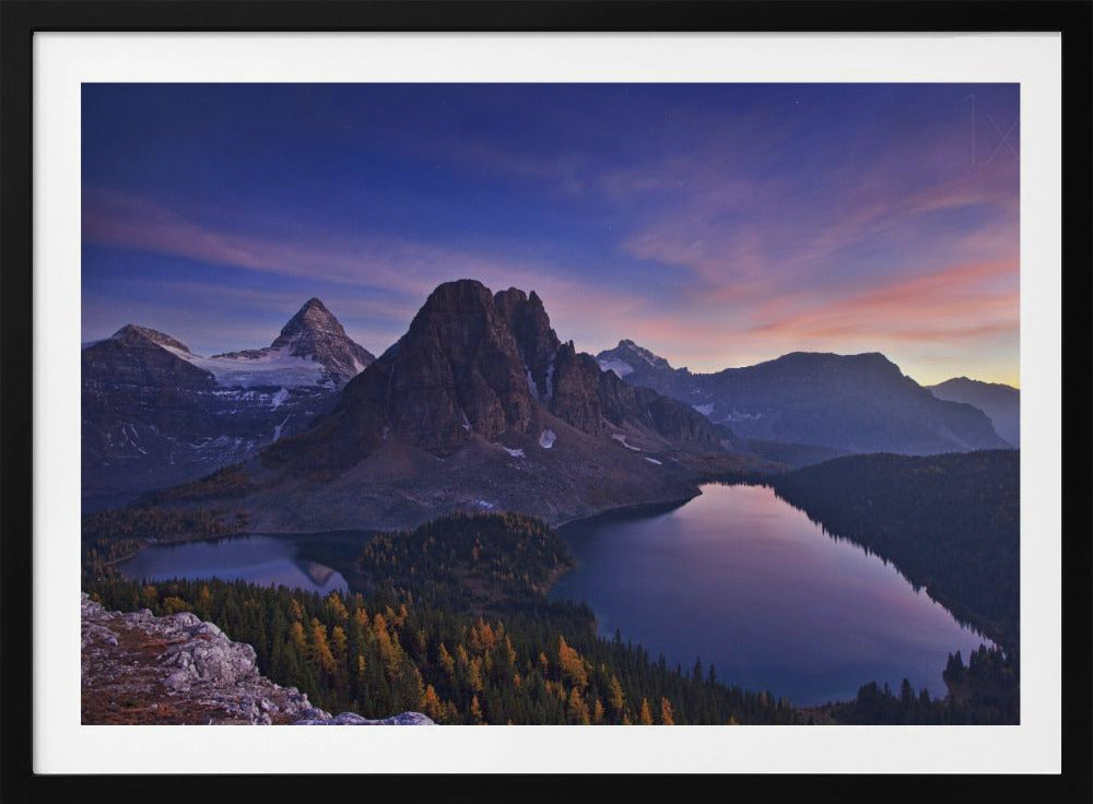 Twilight at Mount Assiniboine | Poster