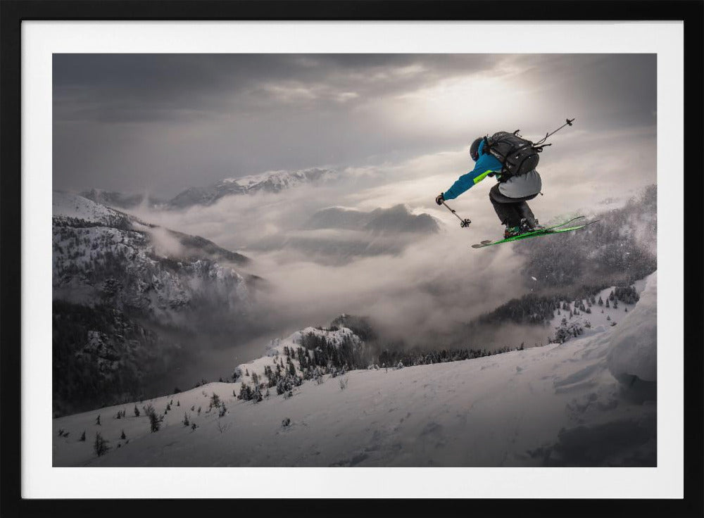 Backcountry skiing | Poster