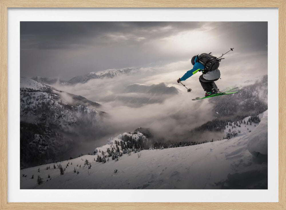 Backcountry skiing | Poster