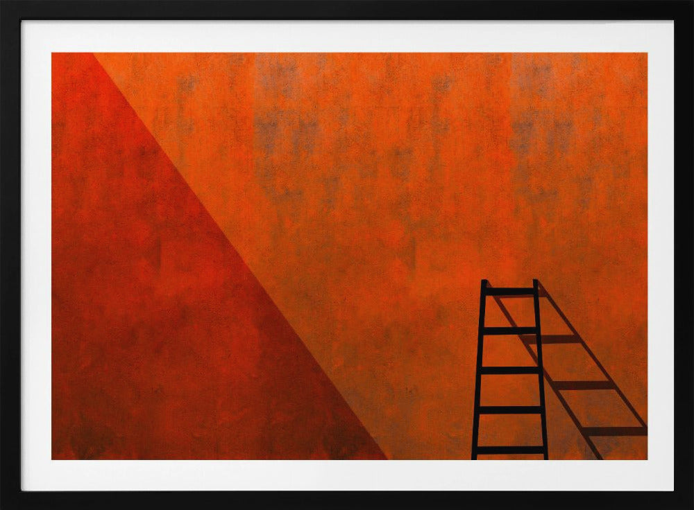 A ladder and its shadow | Poster