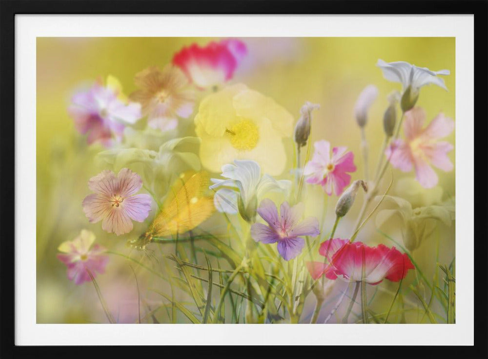 Tiny garden in a summer field | Poster