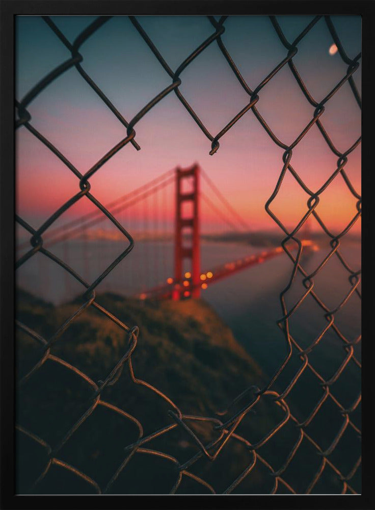 Golden Gate Caged | Poster