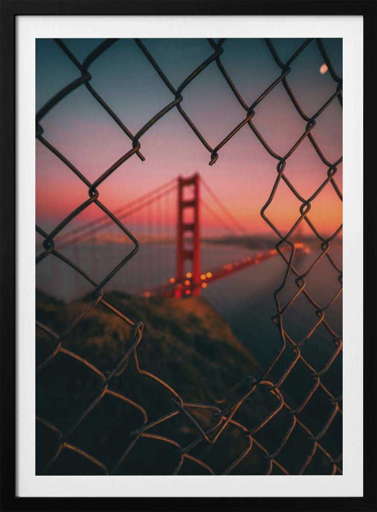 Golden Gate Caged | Poster