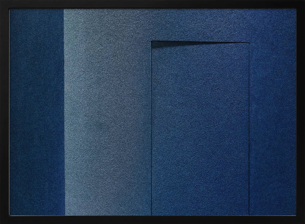 Blue minimalism or a secret door | Poster