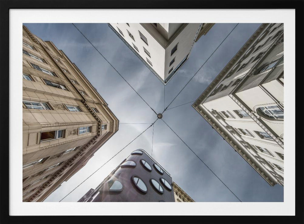 Where streets meet the sky | Poster