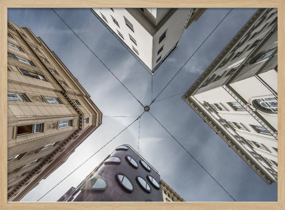 Where streets meet the sky | Poster