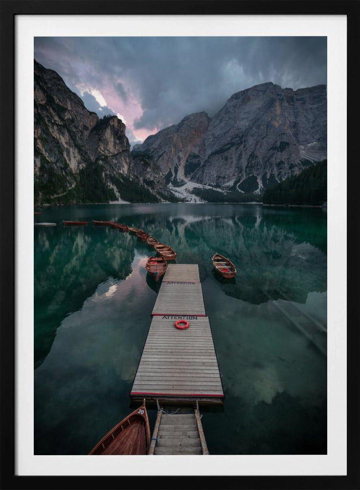 Braies reflections | Poster