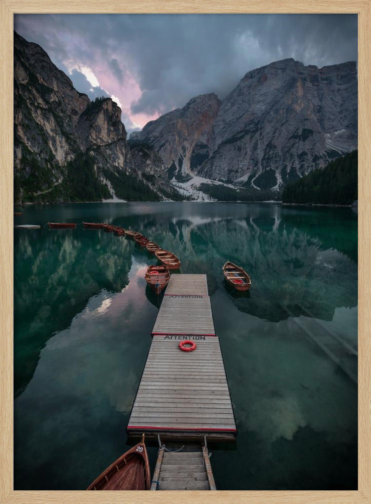 Braies reflections | Poster
