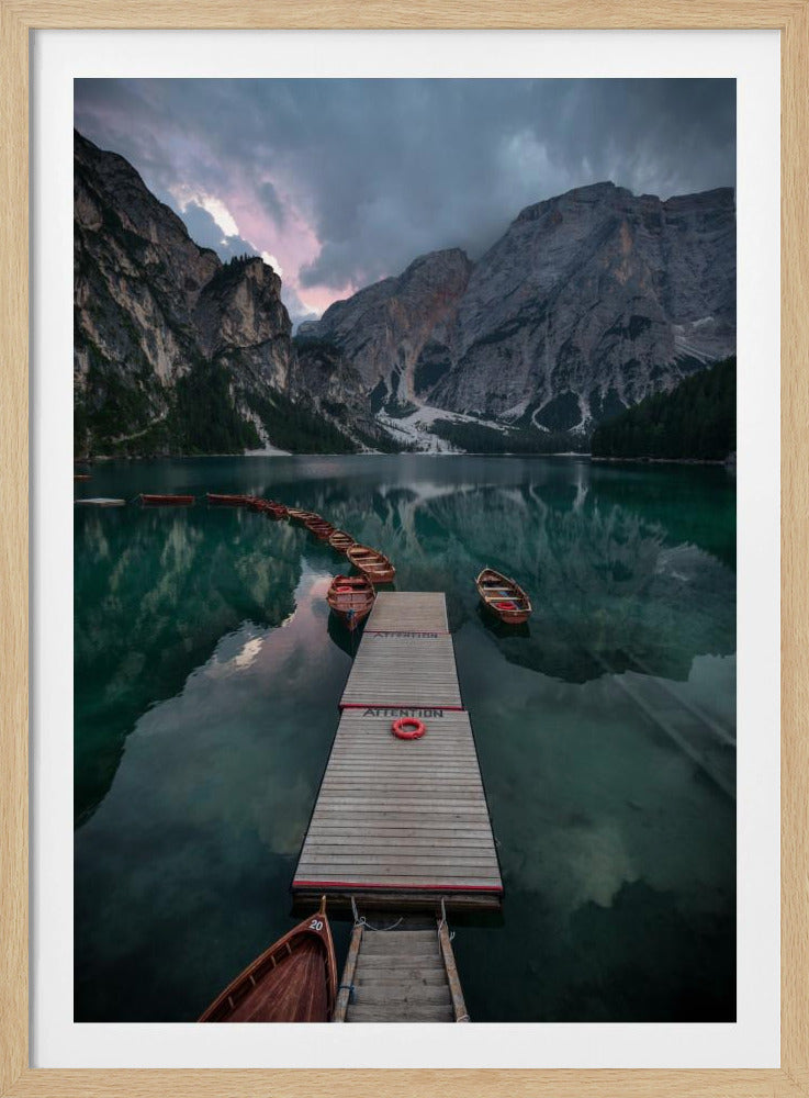 Braies reflections | Poster