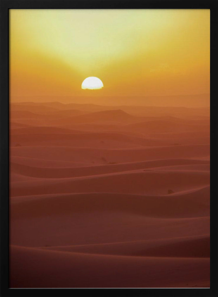 Sunset over Dunes | Poster