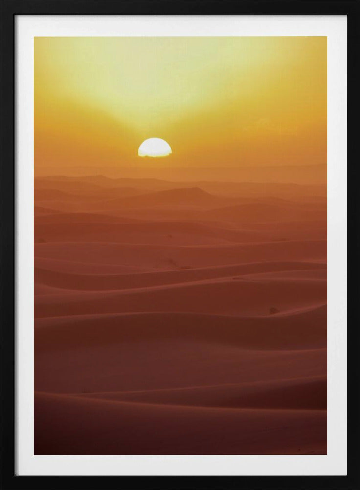 Sunset over Dunes | Poster