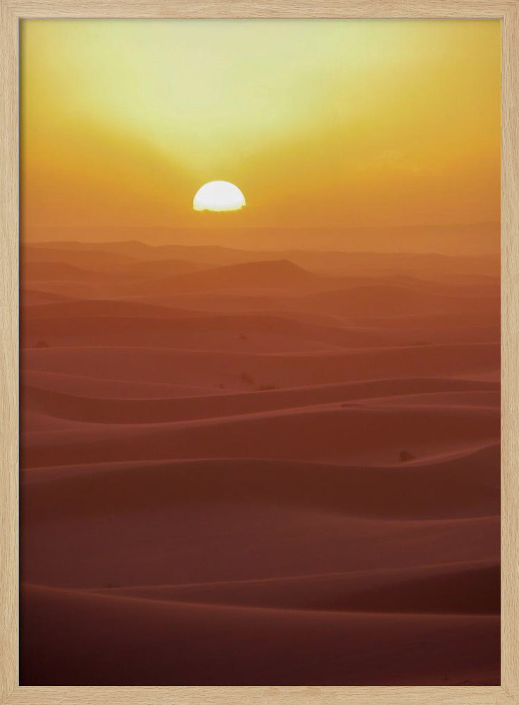 Sunset over Dunes | Poster