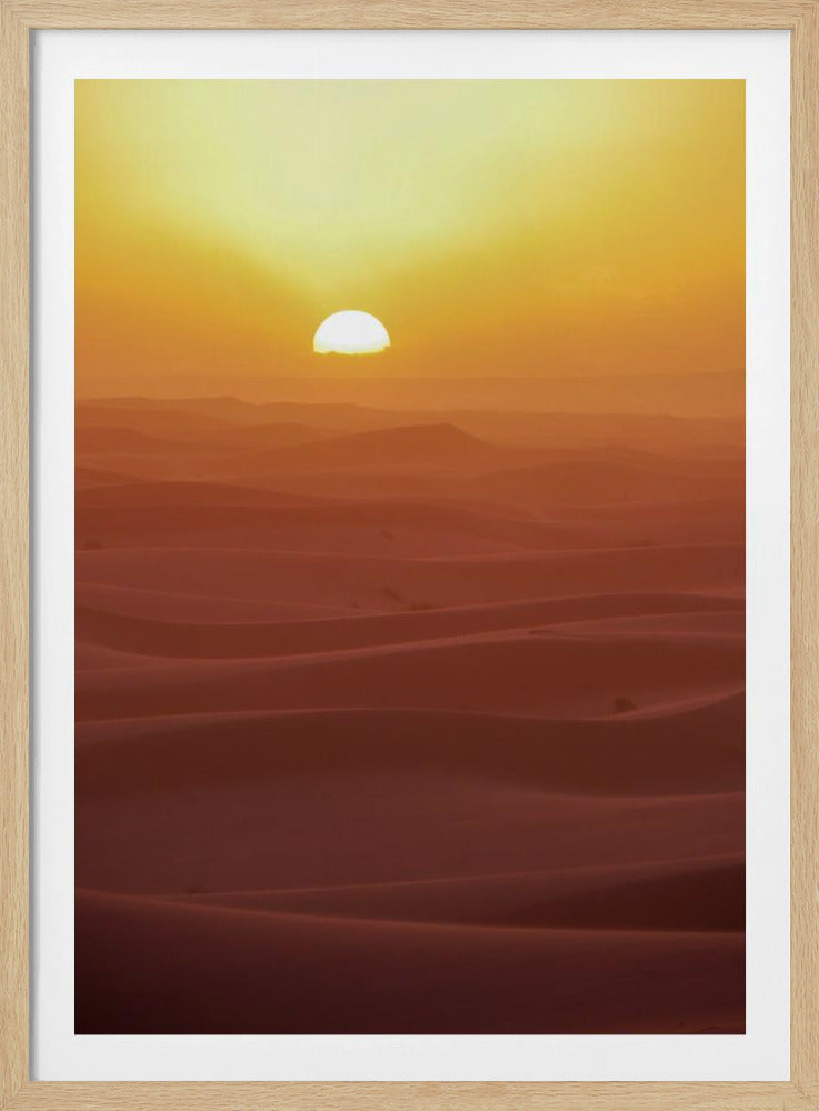 Sunset over Dunes | Poster