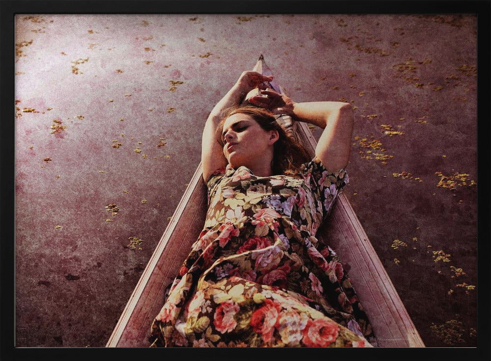 Evening on the lake | Poster