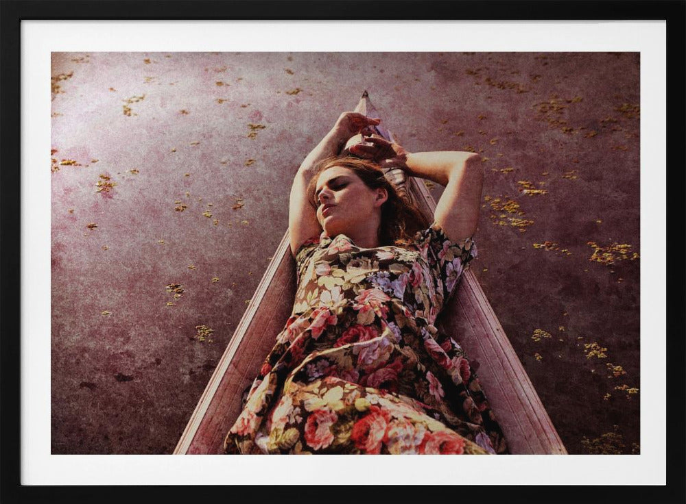 Evening on the lake | Poster