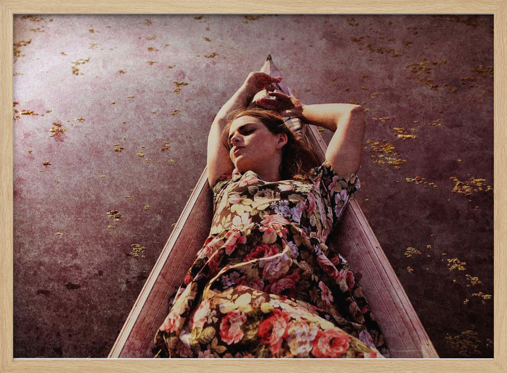 Evening on the lake | Poster