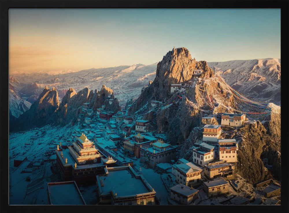 Tibetan temple 《崷崒孜珠》 | Poster