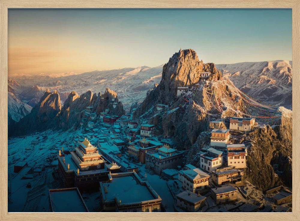 Tibetan temple 《崷崒孜珠》 | Poster