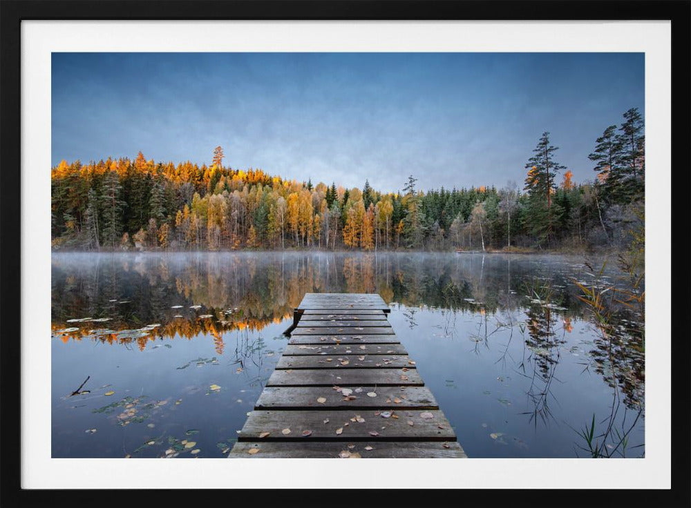 Autumn pier | Poster