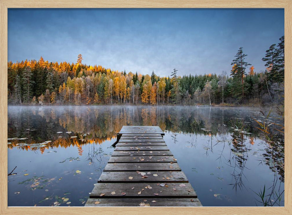 Autumn pier | Poster